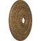 Ekena Millwork Logan Ceiling Medallion (Fits Canopies up to 6 1/8"), 24 1/4"OD x 3 7/8"ID x 2"P, Rubbed Bronze CM24LO1RZS - alternate 4
